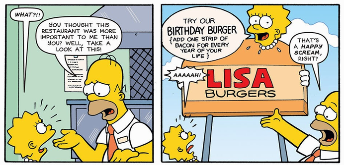 Simpsons Comics #197 is the one-hundred and ninety-seventh issue of Simpsons Comics. It was released in the United Kingdom on April 12, 2012.