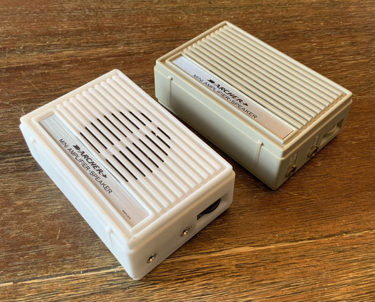Comparing the original (back) and the replica (front)
