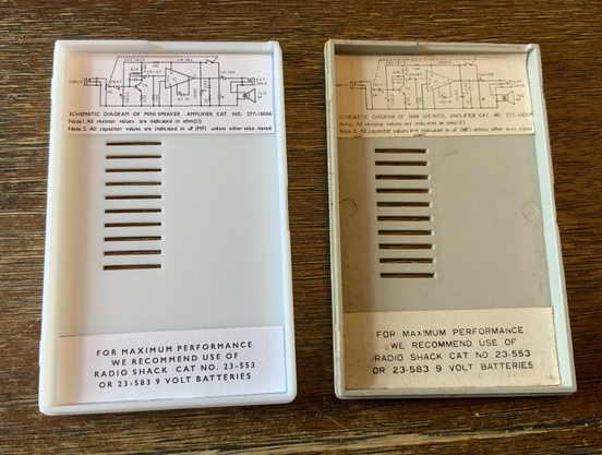 Replicated the internal stickers as well.