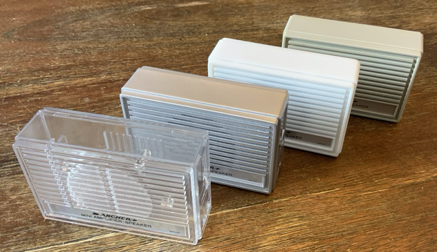 Different style of cases (the two in the front are unpopulated)