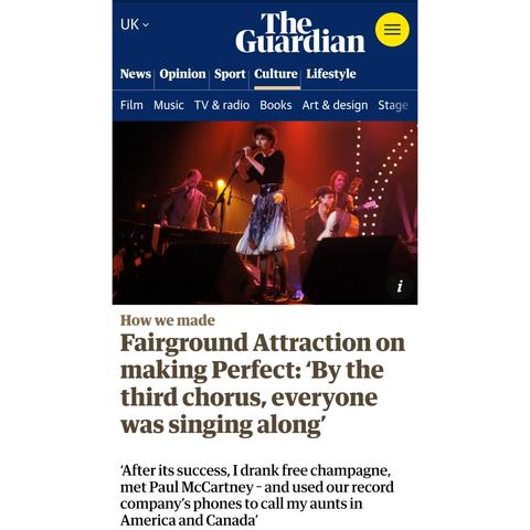 Headline of Guardian article.