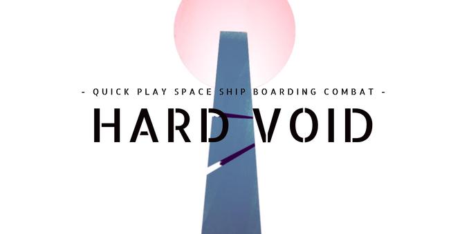 The cover of the new table top rpg Hard Void created by the indie studio Soul Core Engine Games, a project by Matt Weber. The game is about Quick play Spaceship Boarding Combat.
