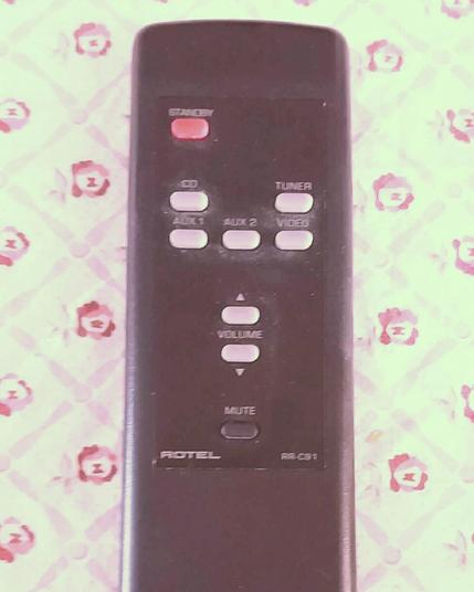 ROTEL RR-C91 amplifier controller photographed by me Theodoros Mpahoumas