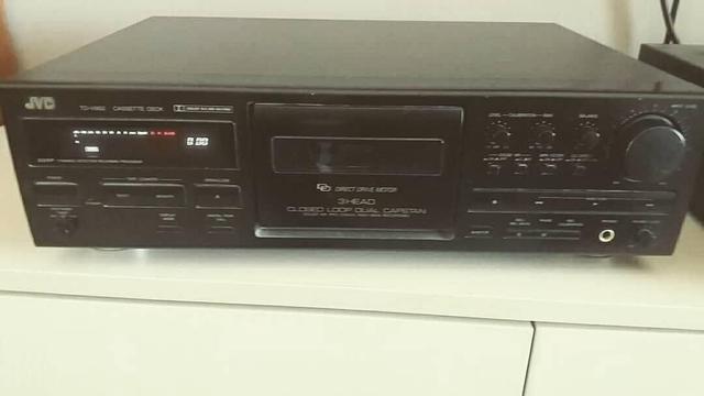JVC TD-V662 classic cassette player photographed by me Theodoros Mpahoumas