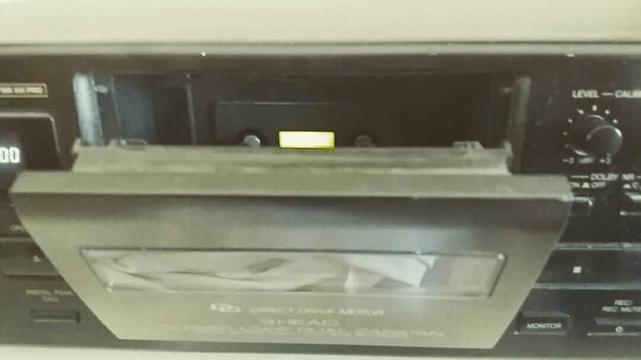 JVC TD-V662 classic cassette player photographed by me Theodoros Mpahoumas