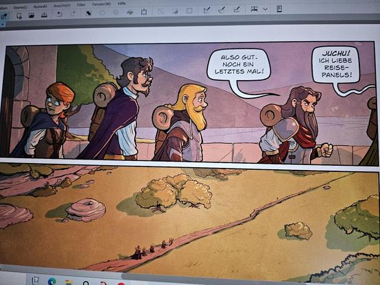 Comic-Panel aus Gert und Gendil Band 3.