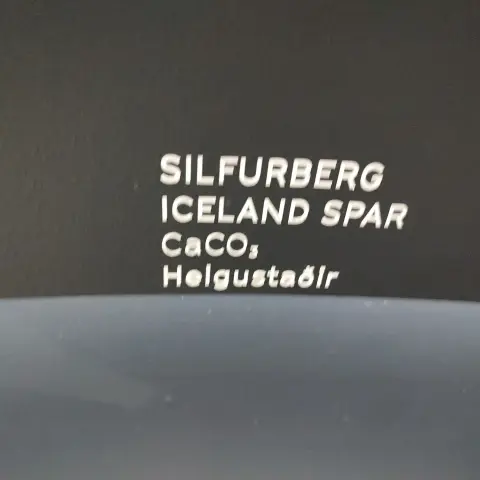Label for the mineral Calcit