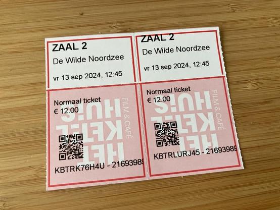 kaartjes van het ketelhuis voor De Wilde Noordzee