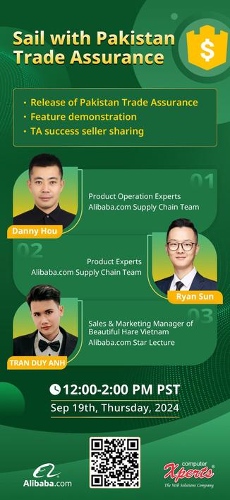 📢 Trade Assurance Webinar for Pakistani Sellers on Alibaba! 🌟