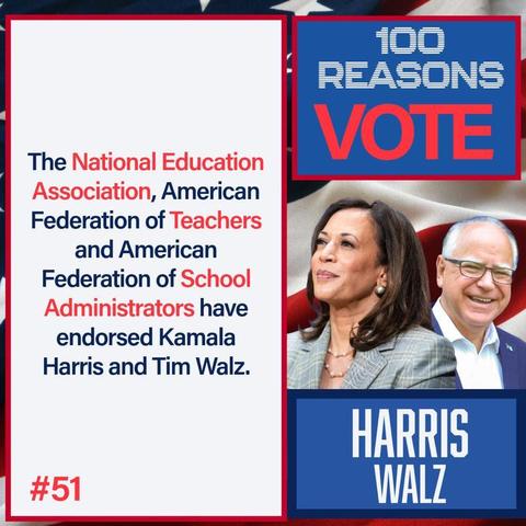 Text as above
Photos of VP Harris and Governor Walz