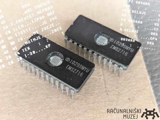 two black integrated circuit chips
