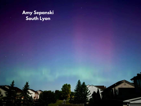 Northern lights in South Lyon