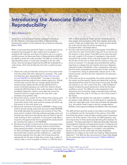 Screenshot of a journal article 