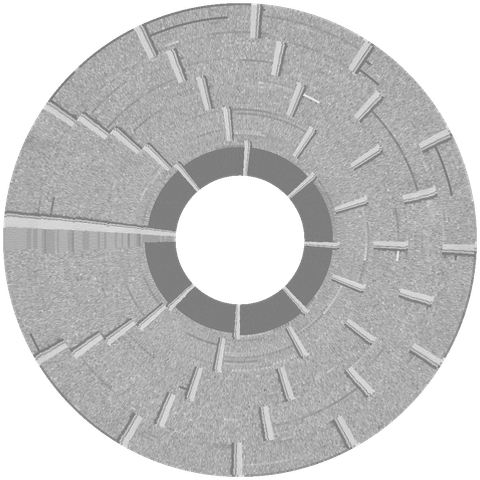 flux visualization of "Stickybear Opposites" disk