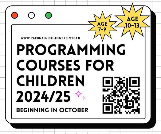 Programming courses for children - beginning in October!
