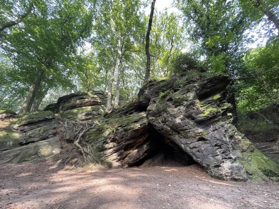 Felsformation Hexenküche in Tecklenburg