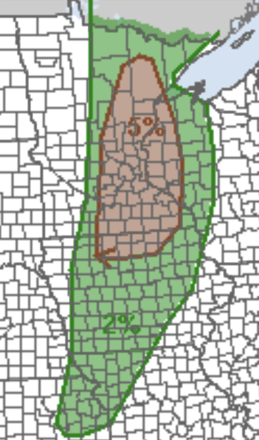 SPC Tornado Outlook
