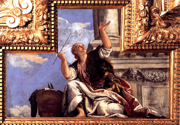 Paolo Veronese, L’industria. Oil on canvas, 1575–1577. Palazzo Ducale, Sala del Collegio, Venice.