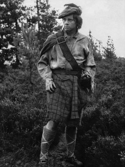 Publicity photo of Frazer Hines as Jamie McCrimmon in his first Doctor Who story, 'The Highlanders.' 