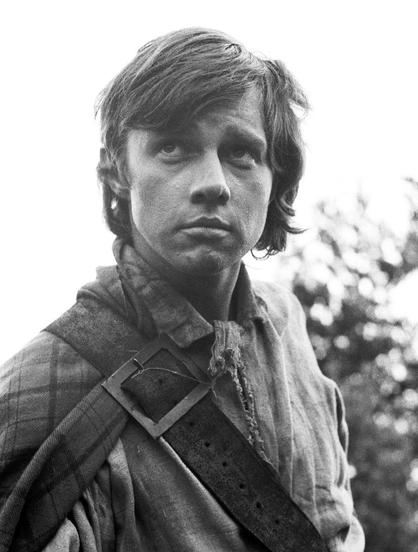 Publicity photo of Frazer Hines as Jamie McCrimmon in his first Doctor Who story, 'The Highlanders.' 