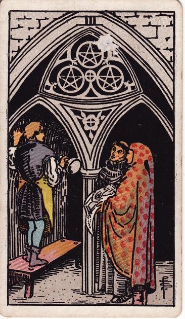The three of pentacles