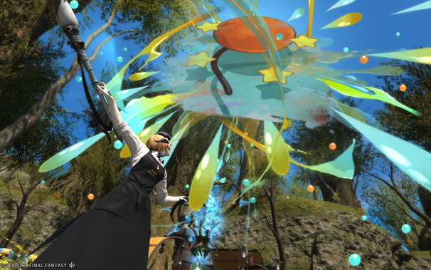 Yozora paints a pom