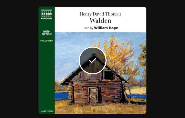 Walden by Henry D. Thoreau