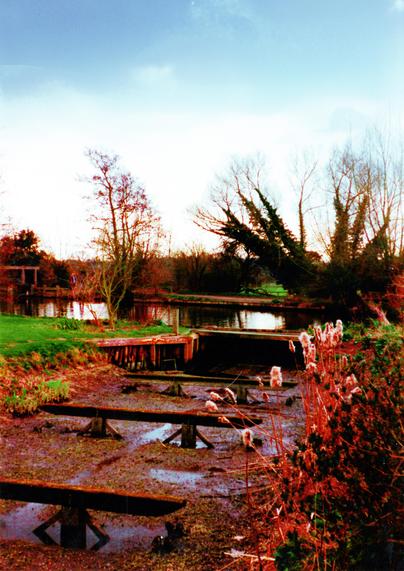 Dry dock Flatford Mill.
