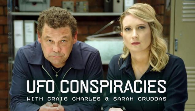 Craig Charles and Sarah Cruddas looking at you inquisitively