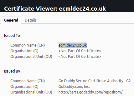 Certificate for railcards.lner.co.uk