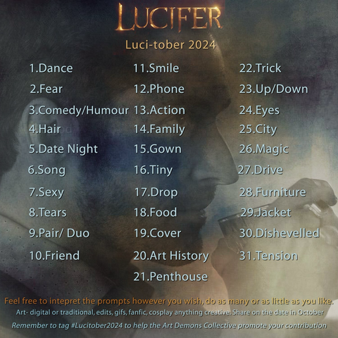 The prompt list for #Lucitober2024.