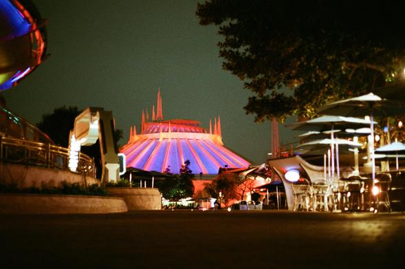 Space Mountain at Disneyland