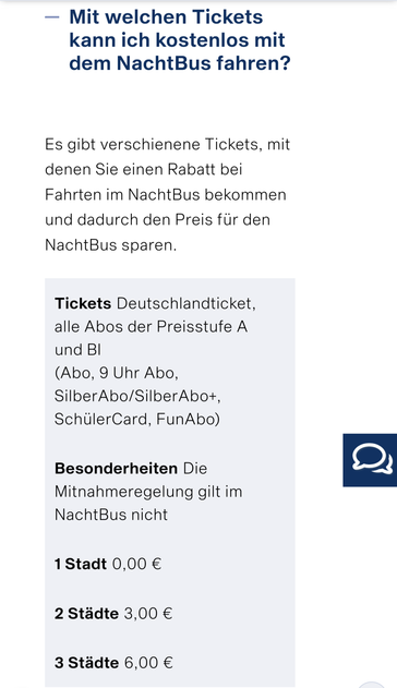 zufällige Aufzählung von Ticketnamen und Eurobeträgen