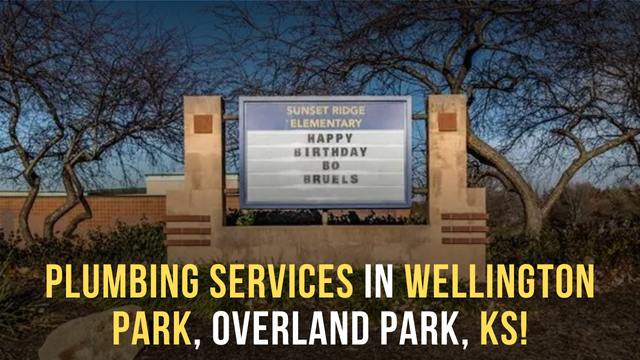 Plumbing Services in Wellington Park, Overland Park, KS!