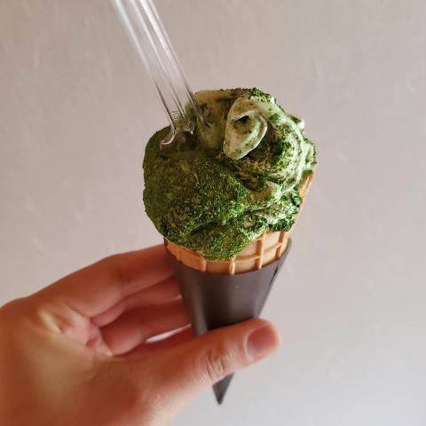 Matcha ice cream.