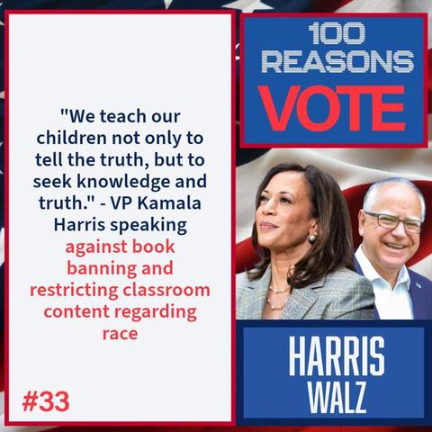 Text as above
Photos of VP Harris and Governor Walz