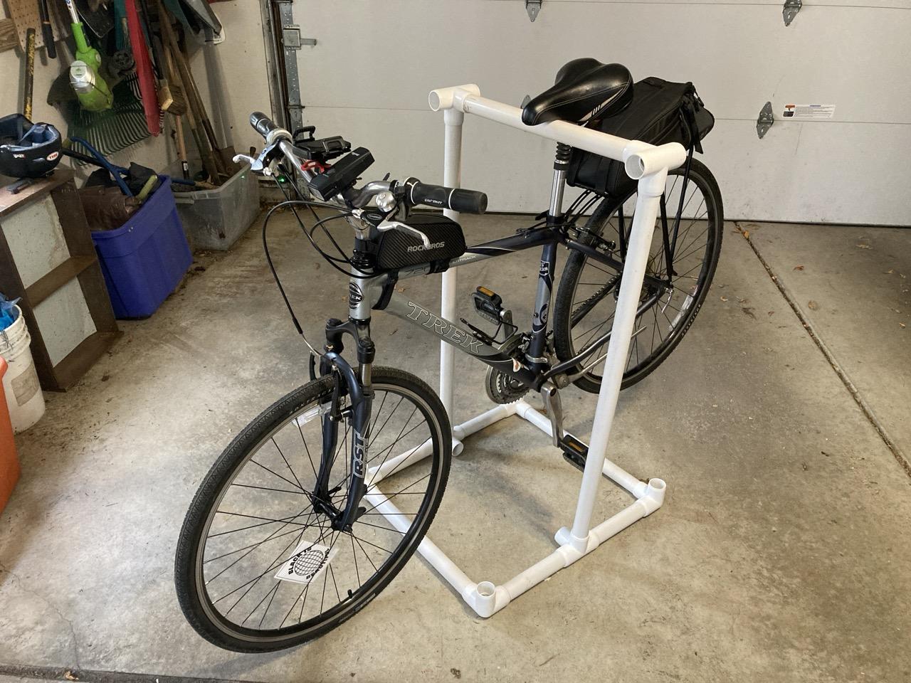 Pvc bike stand diy online