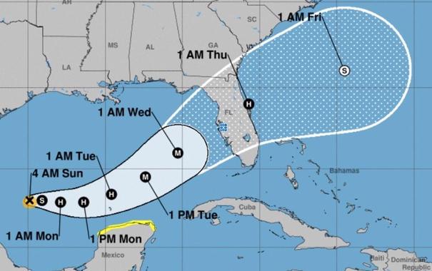 Cone of Hurricane Milton.