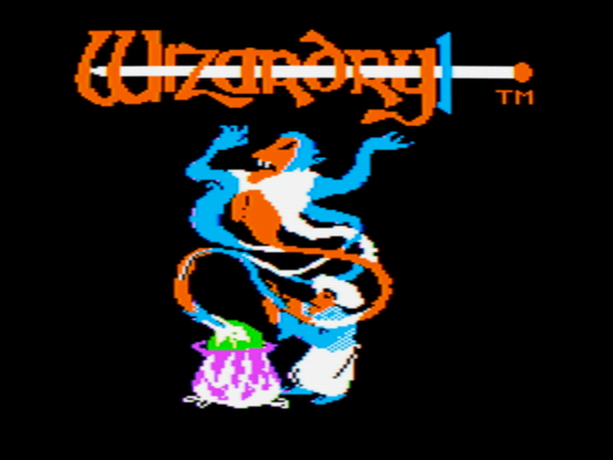 title screenshot from "Wizardry"