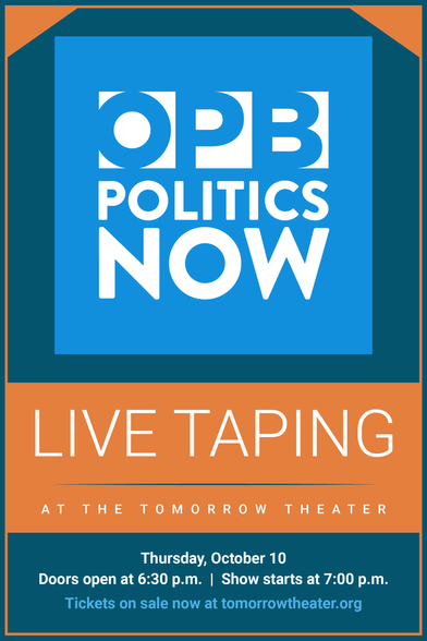 OPB Politics Now lie taping announcement 