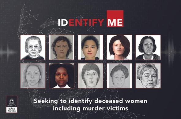 La campaña Identify Me consiste en un llamamiento público para identificar a mujeres cuyos cadáveres se hallaron en seis países europeos. Se cree que muchas de ellas fueron asesinadas.