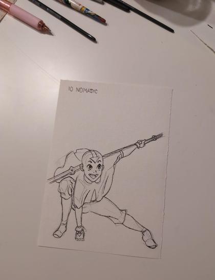 Inktober Day 10: Nomadic
Aang - Avatar: The Last Airbender

inked