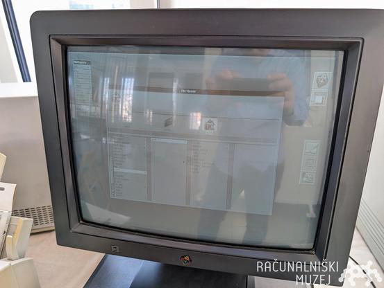 NeXTstation computer display