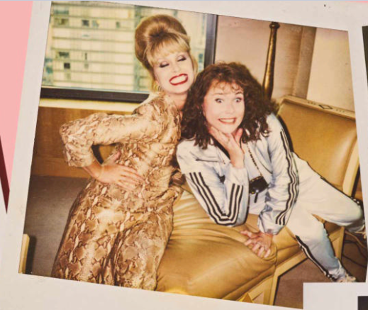 Photos from the
Ab Fab set with
Jennifer Saunders,
Joanna Lumley,
Julia Sawalha and
June Whitfield