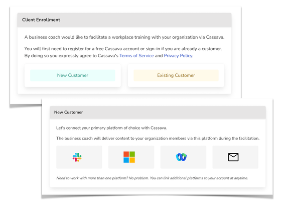 Client Enrollment Workflow
