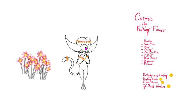 Cosmos, the Falling Flower feeling like she's falling for fall as the autumn leaves fall from the trees and loves to jump them in piles, bringing fun and joy to Nibel and the world. May you have a very nice, healthy, and breezy fall. 🍂🍁 Full reference of Cosmos here in this link https://www.deviantart.com/jschase/art/Cosmo-the-Falling-Flower-Light-ref-1089319172