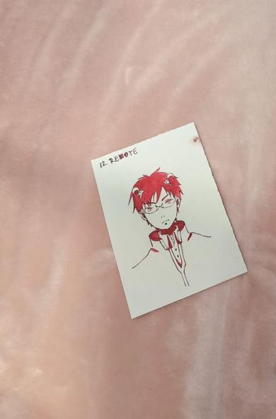 Inktober Day 12: Remote
Saiki Kusuo - The Disastrous Life of Saiki K

inked and shaded with dark pink