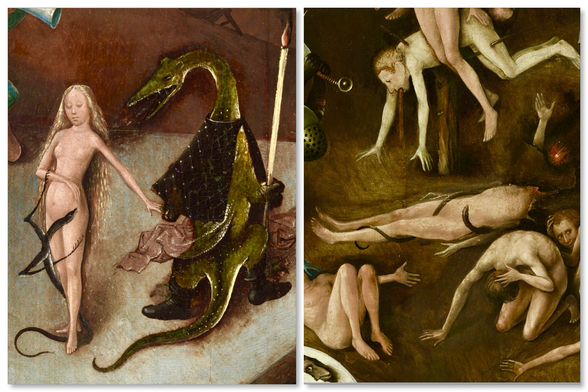 ADDENDUM: Superbia is the sin Pride, Luxuria = Lust.