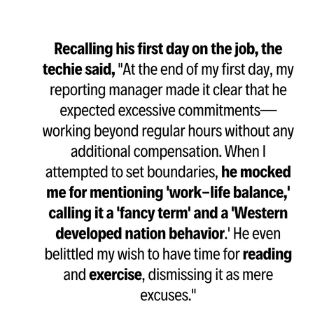 Toxic work culture