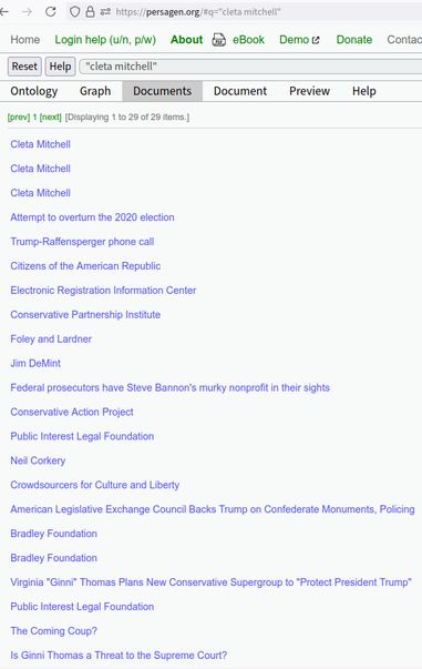 /1 Cleta Mitchell, again ...

Right-Wing Activists Pushed False Claims About Election Fraud. Now They’re Recruiting Poll Workers in Swing States
https://www.propublica.org/article/poll-worker-recruitment-swing-states-true-the-vote-lion-of-judah
https://mastodon.social/@persagen/113317936547942775

#GOP #protofascism #HeritageFoundation #Project2025 #JimDeMint #CletaMitchell #ElectionIntegrityNetwork #EIN #StatePolicyNetwork #SPN #ElectoralFraud #VoterSuppression #ConservativePartnershipInstitute #CPI #TrueTheVote #ChristianRight #billionaires #conservatism #misogyny #ElectionScrutineering #fascism